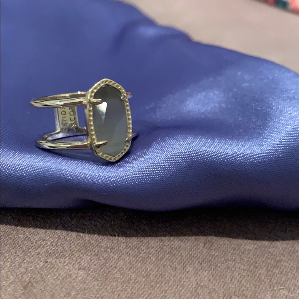 Kendra Scott Elyse 18k Gold Double Band Ring